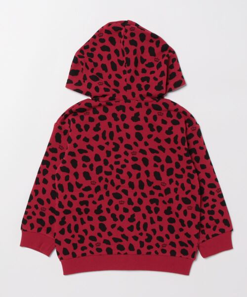 BABYDOLL（ベビードール）の「親子お揃い アニマル 総柄 ジップパーカー 8821K（パーカー・キッズ・レッド/グリーン・110cm/150cm/90cm/130cm/100cm/120cm/140cm）」の3枚目の写真