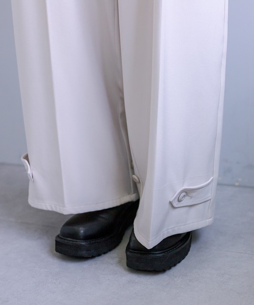 【Velvet】 Mistyコットン mid-riseカーゴパンツ LAMPOON】シャカシャカワイドカーゴパンツ（カーゴパンツ