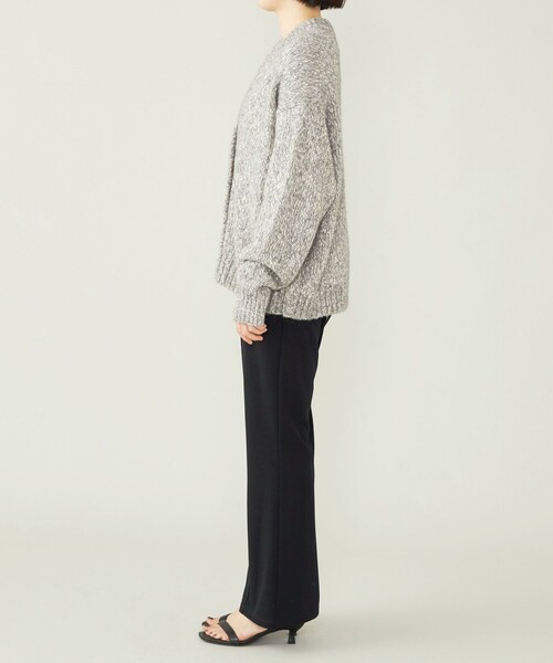 quaranciel(カランシエル)の「quaranciel: Vネック ガウン カーディガン right gray(カーディガン/ボレロ・レディース・ライトグレー・ONE SIZE)」の10枚目の写真
