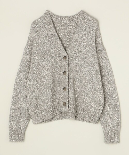 quaranciel(カランシエル)の「quaranciel: Vネック ガウン カーディガン right gray(カーディガン/ボレロ・レディース・ライトグレー・ONE SIZE)」の8枚目の写真