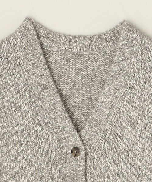 quaranciel(カランシエル)の「quaranciel: Vネック ガウン カーディガン right gray(カーディガン/ボレロ・レディース・ライトグレー・ONE SIZE)」の6枚目の写真