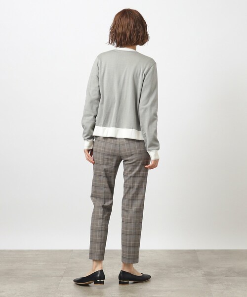 grove（グローブ）の「◆裏起毛ハイパーストレッチ テーパードパンツ（その他パンツ・レディース・ブラック/オフホワイト/ブラック系1/ブルー・02/03/01/05/00/04）」の5枚目の写真