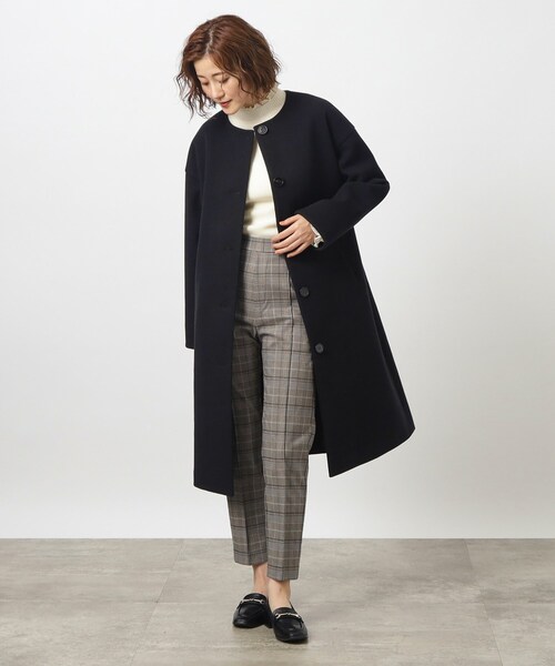 grove（グローブ）の「◆裏起毛ハイパーストレッチ テーパードパンツ（その他パンツ・レディース・ブラック/オフホワイト/ブラック系1/ブルー・02/03/01/05/00/04）」の11枚目の写真