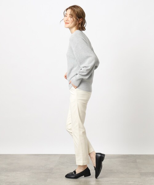 grove（グローブ）の「◆裏起毛ハイパーストレッチ テーパードパンツ（その他パンツ・レディース・ブラック/オフホワイト/ブラック系1/ブルー・02/03/01/05/00/04）」の14枚目の写真