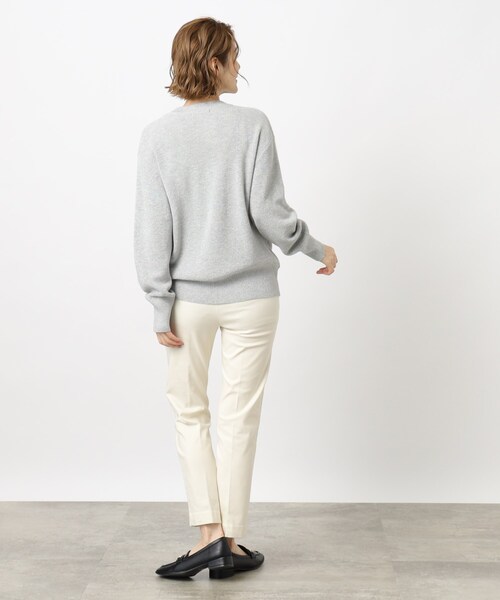 grove（グローブ）の「◆裏起毛ハイパーストレッチ テーパードパンツ（その他パンツ・レディース・ブラック/オフホワイト/ブラック系1/ブルー・02/03/01/05/00/04）」の15枚目の写真