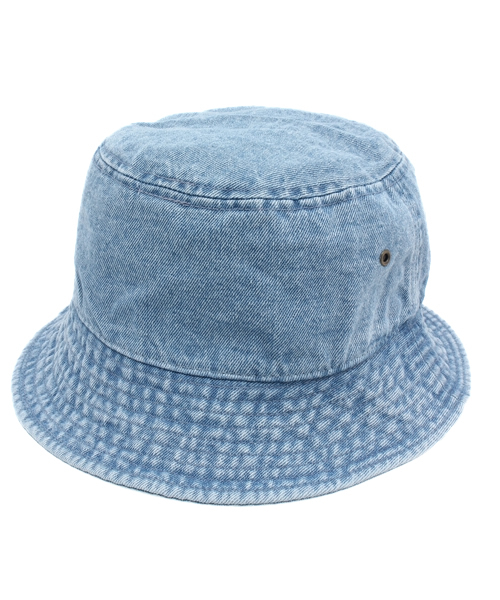 SHIPS JET BLUE（シップスジェットブルー）の「NEWHATTAN (ニューハッタン): デニム バケットハット（ハット・メンズ・ブルー/ネイビー/ブラック・MEDIUM/LARGE）」の10枚目の写真