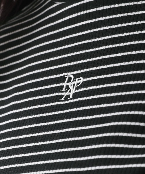 repipi armario（レピピ アルマリオ）の「テレコプチハイメロウトップス（Tシャツ/カットソー・キッズ・ホワイト系その他/ブラック系その他/ブラック/ホワイト・LARGE/SMALL/MEDIUM）」の21枚目の写真