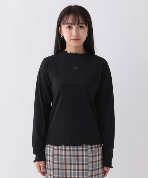 repipi armario（レピピ アルマリオ）の「テレコプチハイメロウトップス（Tシャツ/カットソー・キッズ・ホワイト系その他/ブラック系その他/ブラック/ホワイト・LARGE/SMALL/MEDIUM）」の10枚目の写真