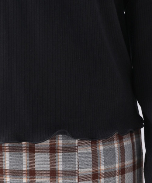 repipi armario（レピピ アルマリオ）の「テレコプチハイメロウトップス（Tシャツ/カットソー・キッズ・ホワイト系その他/ブラック系その他/ブラック/ホワイト・LARGE/SMALL/MEDIUM）」の18枚目の写真