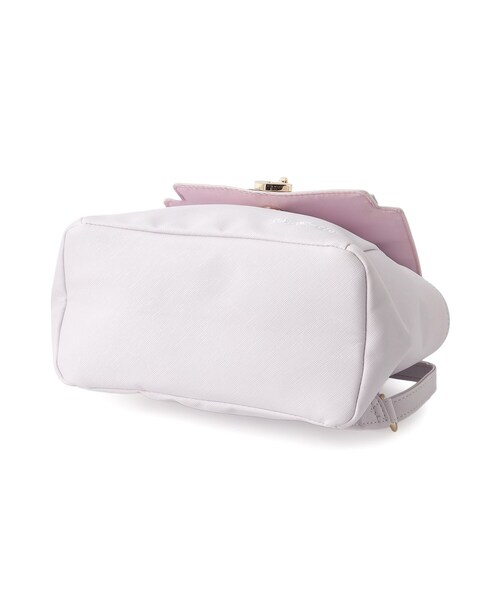 PINK-latte（ピンクラテ）の「ハートキー合皮ミニリュック（バックパック/リュック・キッズ・ブラック/ピンク系/アイボリー/ライトブルー/ライトパープル・00）」の10枚目の写真