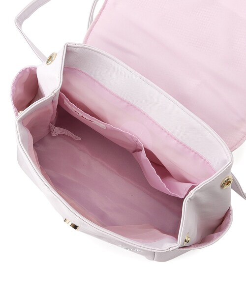 PINK-latte（ピンクラテ）の「ハートキー合皮ミニリュック（バックパック/リュック・キッズ・ブラック/ピンク系/アイボリー/ライトブルー/ライトパープル・00）」の17枚目の写真