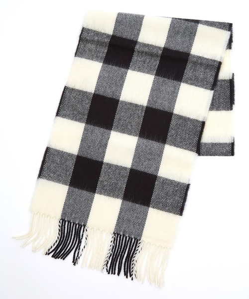 an meets zakka（アンミツザッカ）の「an meets zakka バリエーションファー混マフラー（マフラー・レディース・アイボリー/レッド/レッド系その他2/ブラック/アイボリー系/ブラウン系その他/ワインレッド/チャコールグレー/ベージュ/ブラック系その他2/グリーン系その他/ブラック×ホワイト/ブルー/ネイビー系/ブルー系その他/ブラック系その他/レッド系その他・ONE SIZE）」の4枚目の写真