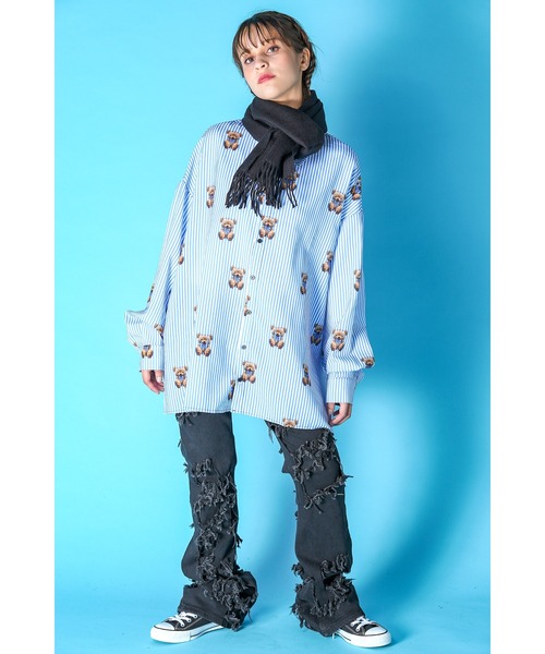 an meets zakka（アンミツザッカ）の「an meets zakka バリエーションファー混マフラー（マフラー・レディース・アイボリー/レッド/レッド系その他2/ブラック/アイボリー系/ブラウン系その他/ワインレッド/チャコールグレー/ベージュ/ブラック系その他2/グリーン系その他/ブラック×ホワイト/ブルー/ネイビー系/ブルー系その他/ブラック系その他/レッド系その他・ONE SIZE）」の20枚目の写真