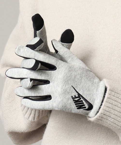 NIKE（ナイキ）の「【NIKE/ナイキ 】クラブフリースグローブ2.0（手袋・メンズ・ブラック/ヘザーグレー・M/L）」の6枚目の写真