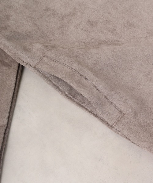 STARTER BLACK LABEL（スターターブラックレーベル）の「STARTER BLACK LABEL ベアー刺繍 フェイクスエード プルパーカー（パーカー・メンズ・スモークグレー/ブラック・M/L/XL）」の18枚目の写真