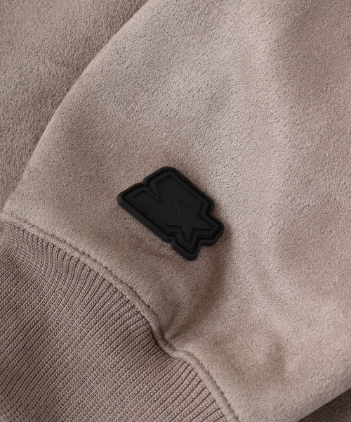 STARTER BLACK LABEL（スターターブラックレーベル）の「STARTER BLACK LABEL ベアー刺繍 フェイクスエード プルパーカー（パーカー・メンズ・スモークグレー/ブラック・M/L/XL）」の16枚目の写真