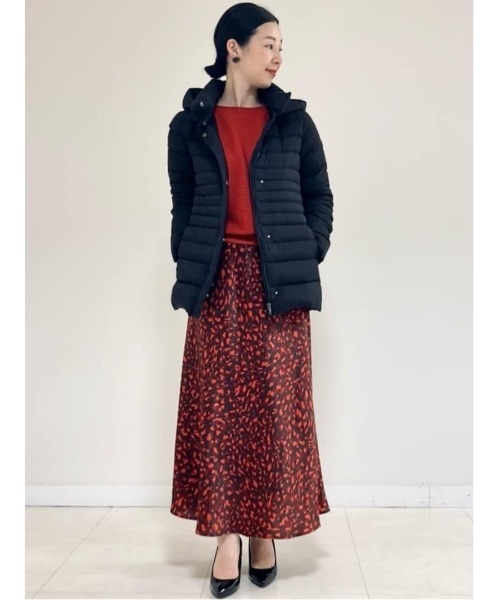 MICHEL KLEIN(ミッシェル・クラン)の「2WAYストレッチダウンジャケット(ダウンジャケット/コート・レディース・ブラック/ライトグレー・40/38)」の5枚目の写真