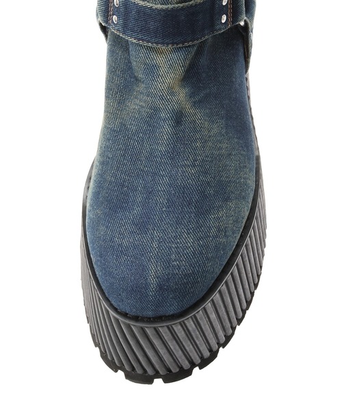 PAMEO POSE（パメオポーズ）の「Gravity Boots Denim（ブーツ・レディース・インディゴブルー・39/38/37）」の15枚目の写真