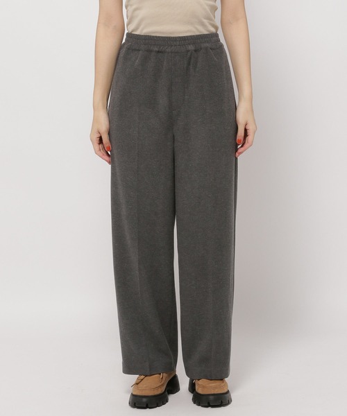 niko and（ニコアンド）の「なめらかタッチウールライクパンツ