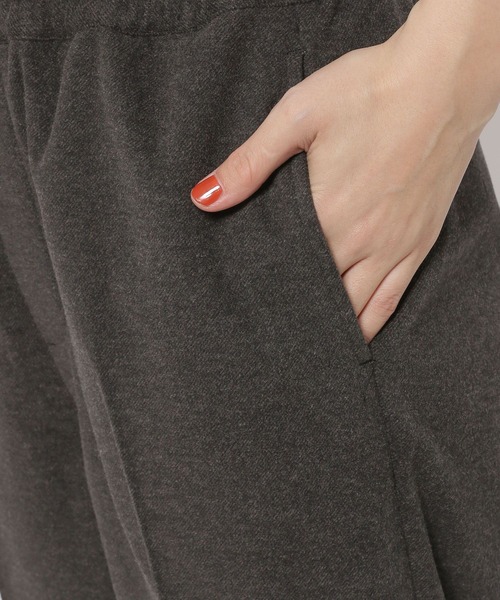 niko and...（ニコアンド）の「なめらかタッチウールライクパンツ（その他パンツ・レディース・チャコール/グリーン/アイボリー/ブラウン・LARGE/MEDIUM）」の10枚目の写真