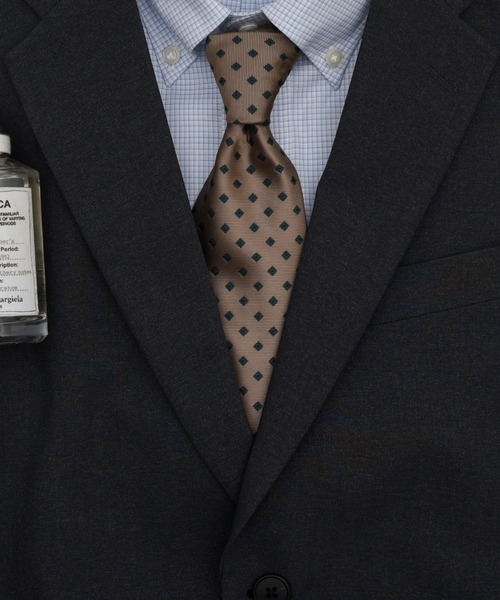 CALIFORNIA OUTFITTERS（カリフォルニア アウトフィッターズ）の「STD 3-10C3 ネクタイ ドット コモン ベーシック（ネクタイ・メンズ・ブラウン/ネイビー系1/グレー/ネイビー系/ネイビー/グリーン系1/パープル/グレー系/ホワイト/グリーン系/ダークブラウン/ライトブラウン/ワイン系1/グリーン/ワイン/ベージュ系/ワイン系/ブラック・ONESIZE）」の8枚目の写真