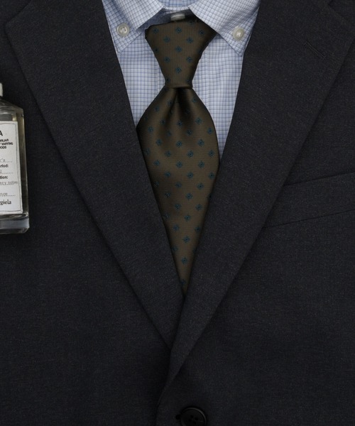 CALIFORNIA OUTFITTERS（カリフォルニア アウトフィッターズ）の「STD 3-10C3 ネクタイ ドット コモン ベーシック（ネクタイ・メンズ・ブラウン/ネイビー系1/グレー/ネイビー系/ネイビー/グリーン系1/パープル/グレー系/ホワイト/グリーン系/ダークブラウン/ライトブラウン/ワイン系1/グリーン/ワイン/ベージュ系/ワイン系/ブラック・ONESIZE）」の11枚目の写真