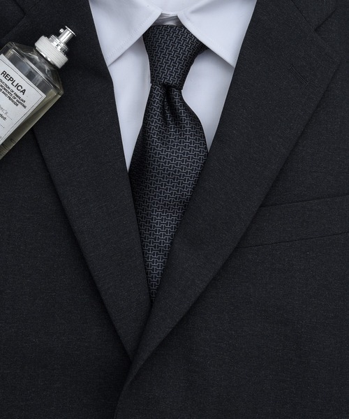 CALIFORNIA OUTFITTERS（カリフォルニア アウトフィッターズ）の「STD 3-10C3 ネクタイ ドット コモン ベーシック（ネクタイ・メンズ・ブラウン/ネイビー系1/グレー/ネイビー系/ネイビー/グリーン系1/パープル/グレー系/ホワイト/グリーン系/ダークブラウン/ライトブラウン/ワイン系1/グリーン/ワイン/ベージュ系/ワイン系/ブラック・ONESIZE）」の3枚目の写真