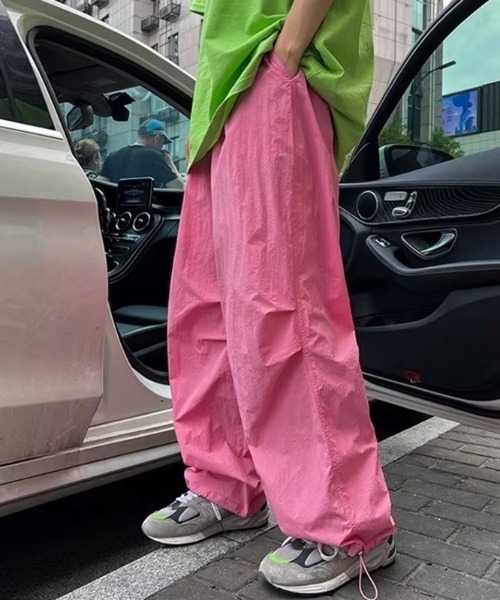 B.R.U（ブル）の「ナイロンシアーライクパンツ（その他パンツ・メンズ・ピンク/グレー/グリーン/ライトブルー・FREE）」の5枚目の写真