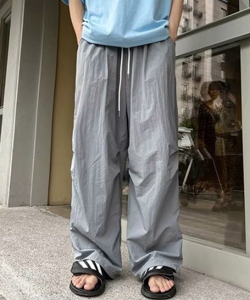 B.R.U（ブル）の「ナイロンシアーライクパンツ（その他パンツ・メンズ・ピンク/グレー/グリーン/ライトブルー・FREE）」の10枚目の写真