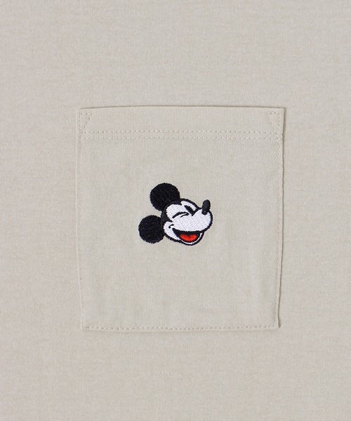 Disney（ディズニー）の「【DISNEY/ディズニー】天竺7分袖ワンポイント