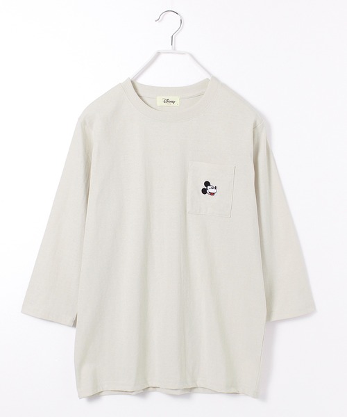 ディズニー ミッキーマウス 七分袖カットソー ビンテージ アメカジ
