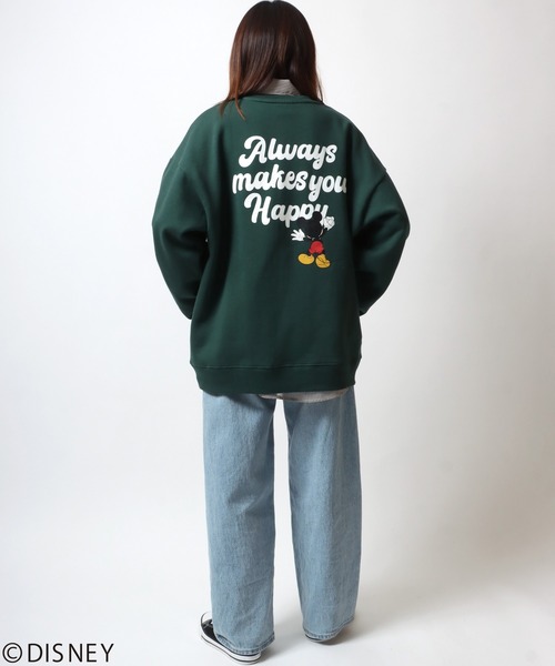 デニムダンガリー☆デニムポケットミッキー トレーナー スエット 140