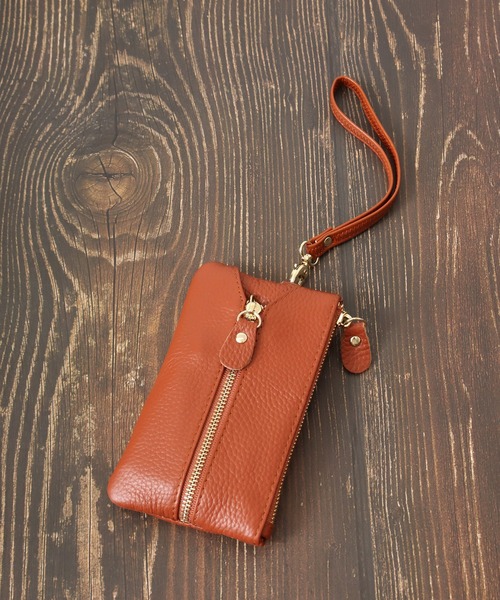 1004ST（イチマルマルヨンエスティ―）の「牛革 小銭入れ キーケース 財布（コインケース・メンズ・ブラック/ブラウン・F）」の6枚目の写真