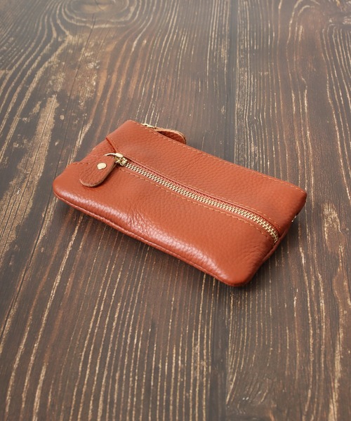 1004ST（イチマルマルヨンエスティ―）の「牛革 小銭入れ キーケース 財布（コインケース・メンズ・ブラック/ブラウン・F）」の15枚目の写真