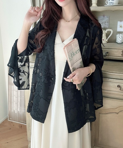 スナイデル♡袖スリットジャケット SNIDEL（スナイデル）の「袖スリットジャケット（その他アウター