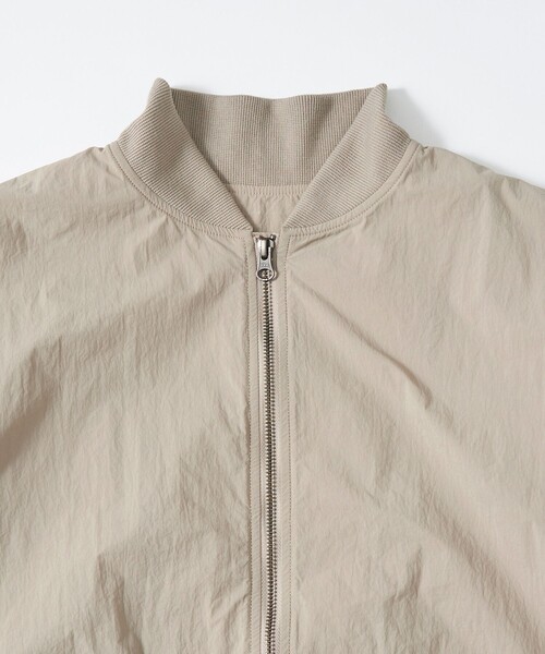 green label relaxing(グリーンレーベルリラクシング)の「【WEB限定】<GLR or>バルーン MA1 ジャケット(MA-1・メンズ・ブラック/ベージュ・L/M/S)」の11枚目の写真