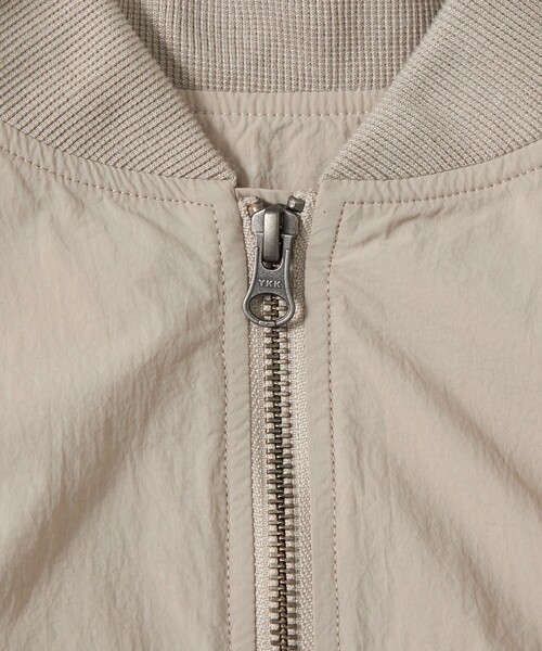 green label relaxing(グリーンレーベルリラクシング)の「【WEB限定】<GLR or>バルーン MA1 ジャケット(MA-1・メンズ・ブラック/ベージュ・L/M/S)」の14枚目の写真