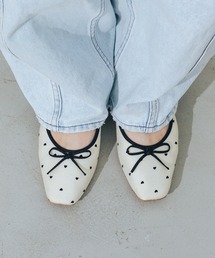 EVOL（イーボル）の「【EVOL】晴雨兼用ソフトスクエアトゥバレエ IW5273（バレエシューズ）」