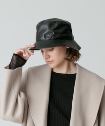GRILLO（グリーロ）の「【GRILLO(グリーロ)】 ECO LEATHER BUCKET HAT（ハット）」