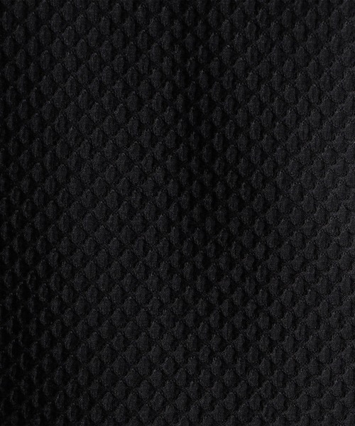 HIDEAWAYS NICOLE（ハイダウェイニコル）の「シャーリングジャガードヘンリーネック5分袖プルオーバー（Tシャツ/カットソー・メンズ・オフホワイト/ブラック/サックスブルー・MEDIUM/LARGE/X-LARGE）」の11枚目の写真