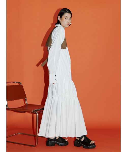 UN3D.（アンスリード）の「ビッグディテールベスト（ベスト・レディース・ブラック/カーキ/グレー・FREE）」の8枚目の写真