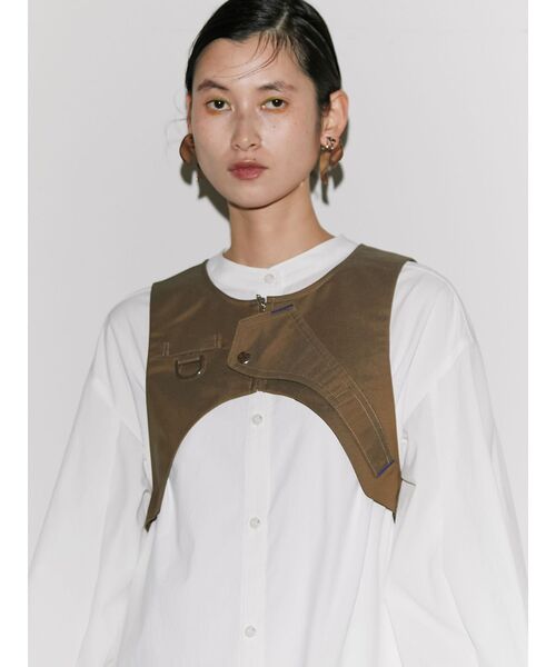 UN3D.（アンスリード）の「ビッグディテールベスト（ベスト・レディース・ブラック/カーキ/グレー・FREE）」の10枚目の写真