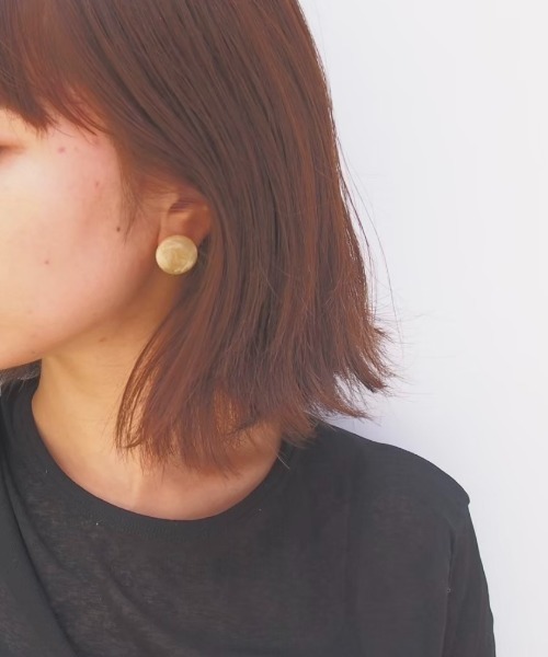 mille blanc(ミルブラン)の「ホマイカピアス(ピアス(両耳用)・レディース・ベージュ/ブラウン系その他/ブルー/ベージュ系その他/グレー系その他/ブラウン/グレー/ブルー系その他・FREE)」の7枚目の写真