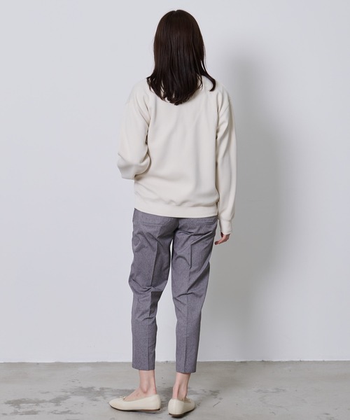 Arnold Palmer（アーノルドパーマー）の「ミラノリブ ポンチ シェア ブルゾン（ブルゾン・レディース・ブラック/ネイビー/アイボリー・LL/L/M/S/XS）」の14枚目の写真