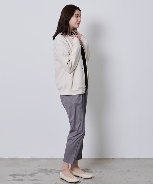 Arnold Palmer（アーノルドパーマー）の「ミラノリブ ポンチ シェア ブルゾン（ブルゾン・レディース・ブラック/ネイビー/アイボリー・LL/L/M/S/XS）」の21枚目の写真