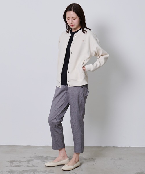 Arnold Palmer（アーノルドパーマー）の「ミラノリブ ポンチ シェア ブルゾン（ブルゾン・レディース・ブラック/ネイビー/アイボリー・LL/L/M/S/XS）」の20枚目の写真