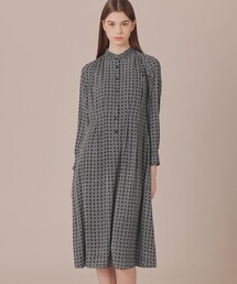 MACKINTOSH LONDON | ラインバスケットプリントワンピース(ワンピース)