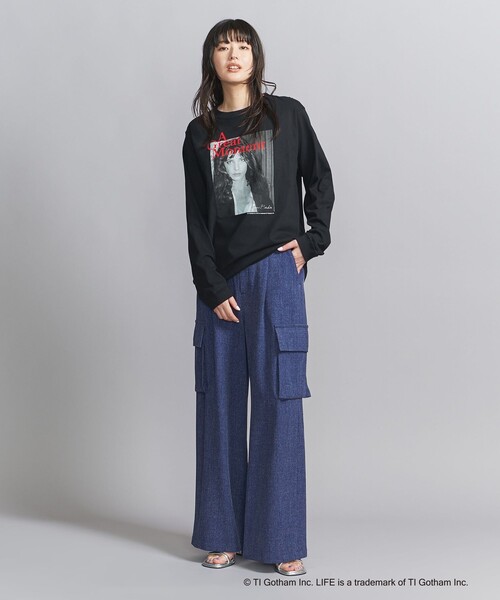 GOOD ROCK SPEED（グッドロックスピード）の「【別注】＜GOOD ROCK SPEED＞LIFE Magazine プリント ロングスリーブTシャツ（Tシャツ/カットソー・レディース・その他1/その他2/ブラック・FREE）」の4枚目の写真