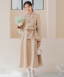 シングルトレンチドレスコート