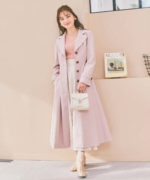 WILLSELECTION（ウィルセレクション）の「シングルトレンチドレスコート（トレンチコート・レディース・ベージュ/レッド/ピンク・FREE）」の18枚目の写真